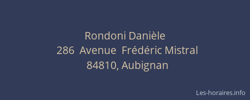 Rondoni Danièle