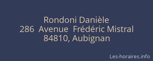 Rondoni Danièle