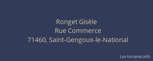 Ronget Gis&egrave;le