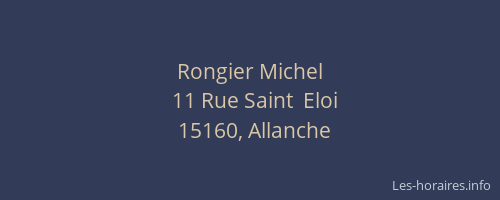 Rongier Michel