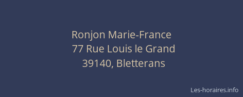 Ronjon Marie-France