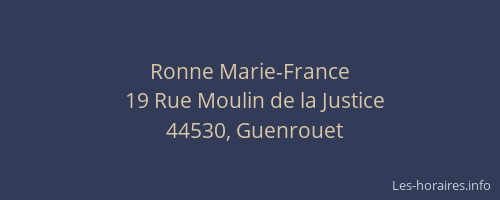 Ronne Marie-France