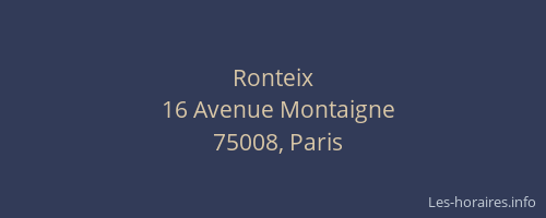 Ronteix