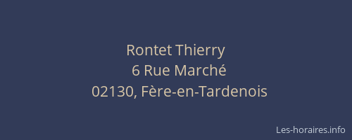 Rontet Thierry