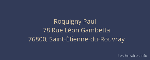 Roquigny Paul
