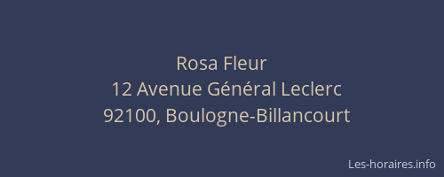 Rosa Fleur