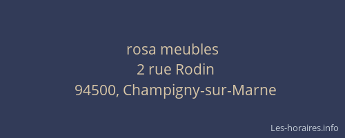 rosa meubles