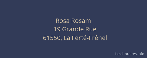 Rosa Rosam