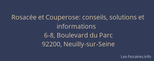 Rosacée et Couperose: conseils, solutions et informations