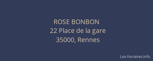 ROSE BONBON