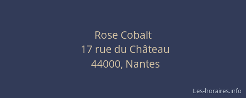 Rose Cobalt