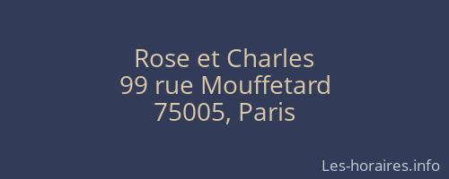 Rose et Charles