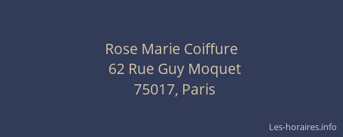 Rose Marie Coiffure