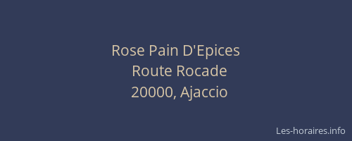 Rose Pain D'Epices