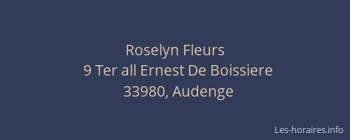 Roselyn Fleurs