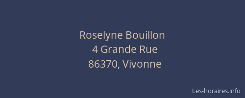 Roselyne Bouillon