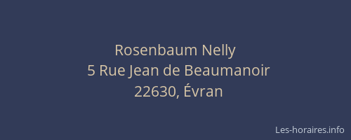 Rosenbaum Nelly