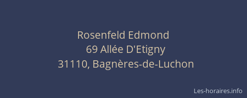 Rosenfeld Edmond