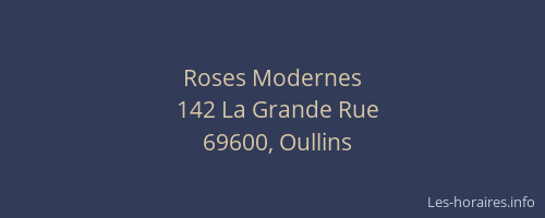 Roses Modernes