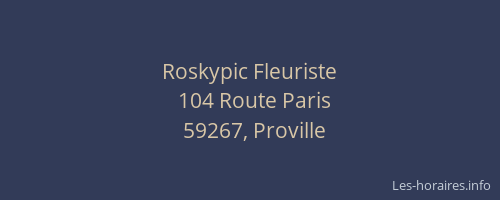 Roskypic Fleuriste