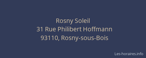 Rosny Soleil