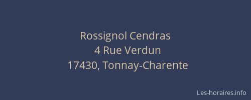 Rossignol Cendras
