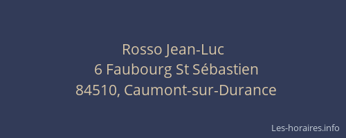 Rosso Jean-Luc
