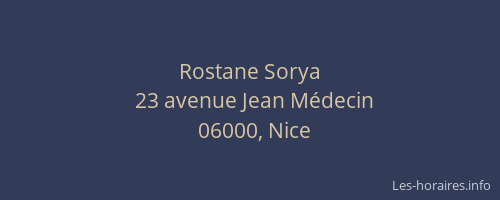 Rostane Sorya