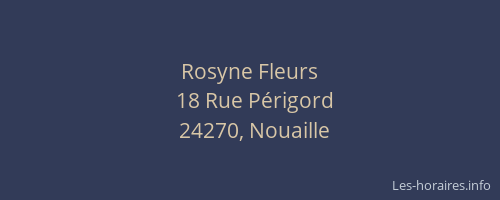 Rosyne Fleurs