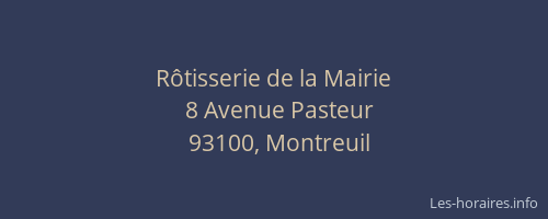 Rôtisserie de la Mairie