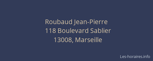 Roubaud Jean-Pierre