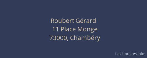 Roubert Gérard