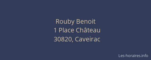 Rouby Benoit