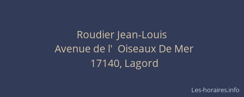 Roudier Jean-Louis