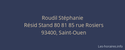 Roudil Stéphanie