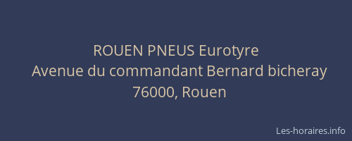 ROUEN PNEUS Eurotyre