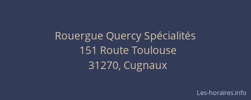 Rouergue Quercy Spécialités