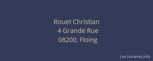 Rouet Christian
