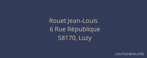 Rouet Jean-Louis