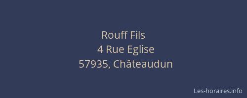 Rouff Fils