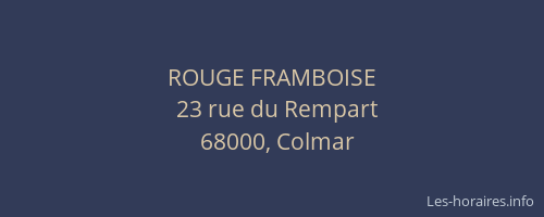 ROUGE FRAMBOISE