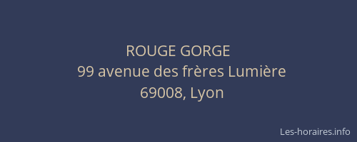 ROUGE GORGE