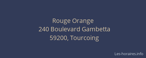 Rouge Orange