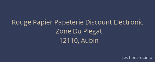 Rouge Papier Papeterie Discount Electronic