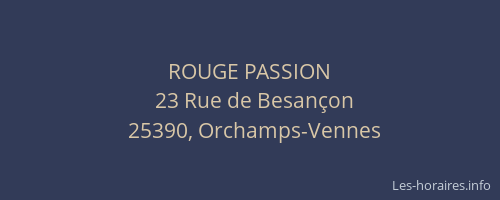 ROUGE PASSION