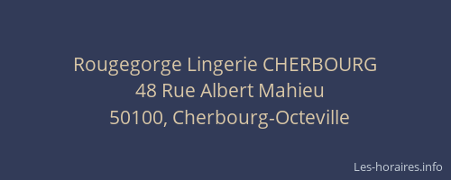 Rougegorge Lingerie CHERBOURG