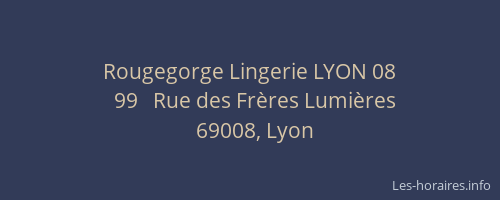 Rougegorge Lingerie LYON 08
