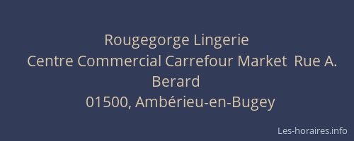 Rougegorge Lingerie