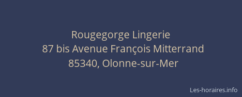 Rougegorge Lingerie