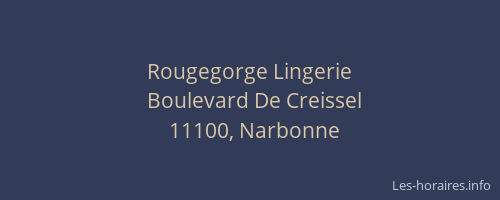 Rougegorge Lingerie